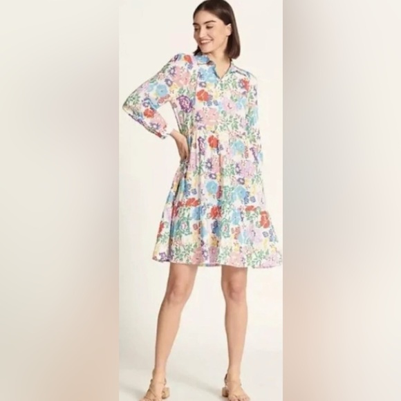 Ro’s Garden Dresses & Skirts - RO’S GARDEN Multicolor Floral  Midi Dress